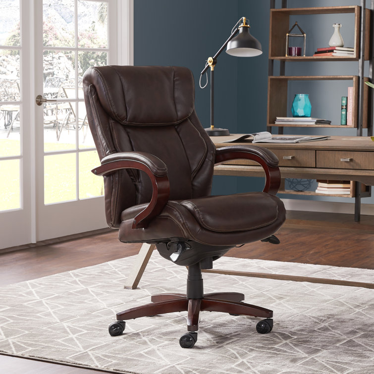 LaZBoy Bellamy Executive Office Chair with Memory Foam Cushions & Reviews Wayfair